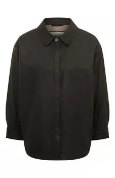 Кожаная рубашка Diego M