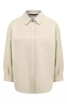 Кожаная рубашка Diego M