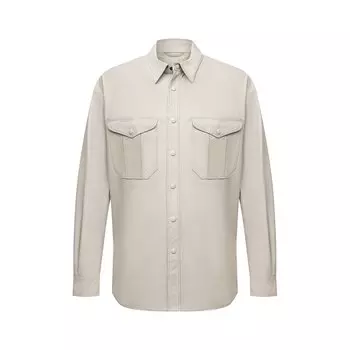 Кожаная рубашка Giorgio Armani