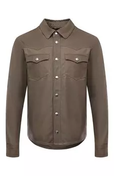 Кожаная рубашка Giorgio Brato