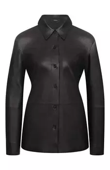 Кожаная рубашка Theory