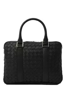 Кожаная сумка для ноутбука Bottega Veneta
