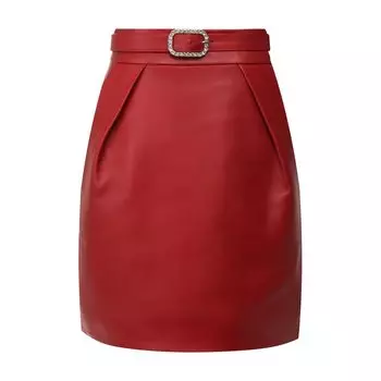 Кожаная юбка Alexandre Vauthier