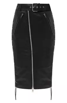 Кожаная юбка Balenciaga