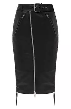 Кожаная юбка Balenciaga