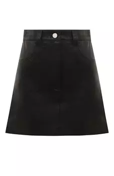 Кожаная юбка Bats