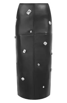 Кожаная юбка David Koma