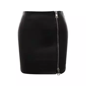 Кожаная юбка Dondup
