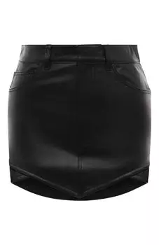 Кожаная юбка Dondup