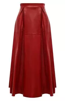 Кожаная юбка Gucci