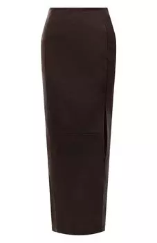 Кожаная юбка Kiton