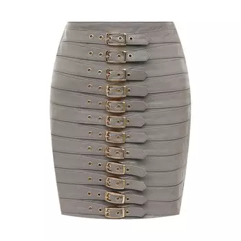 Кожаная юбка Manokhi