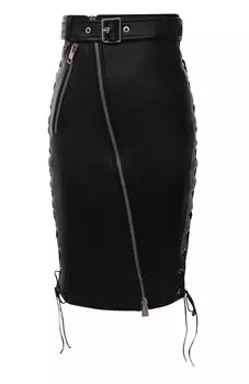 Кожаная юбка Manokhi