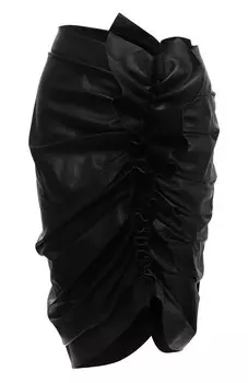 Кожаная юбка Nina Ricci