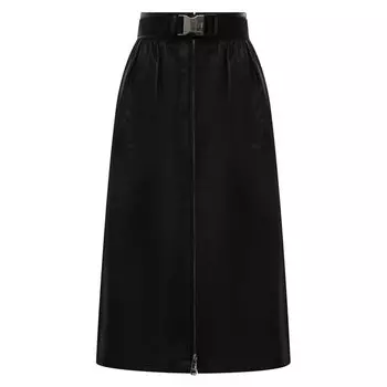Кожаная юбка Prada