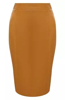 Кожаная юбка Saint Laurent