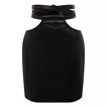 Кожаная юбка THE MANNEI