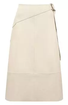 Кожаная юбка Yves Salomon