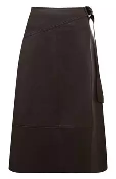 Кожаная юбка Yves Salomon