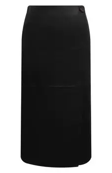 Кожаная юбка Yves Salomon