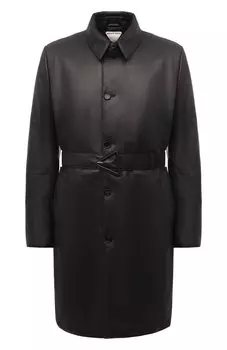 Кожаное пальто Bottega Veneta