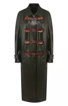 Кожаное пальто Bottega Veneta