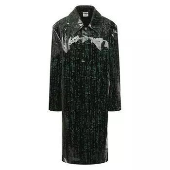 Кожаное пальто VETEMENTS