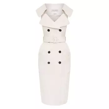 Кожаное платье Alexander McQueen