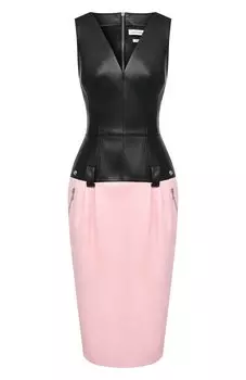 Кожаное платье Alexander McQueen