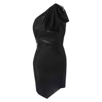 Кожаное платье Alexandre Vauthier