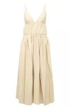 Кожаное платье Jil Sander