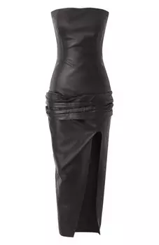 Кожаное платье The Attico