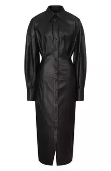 Кожаное платье The Attico
