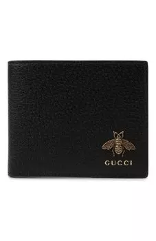Кожаное портмоне Animalier с отделениями для кредитных карт Gucci