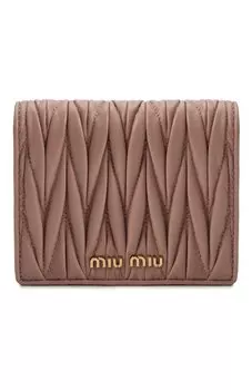 Кожаное портмоне Miu Miu