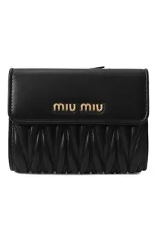 Кожаное портмоне Miu Miu