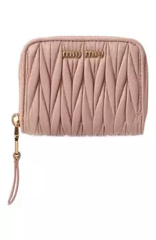 Кожаное портмоне Miu Miu