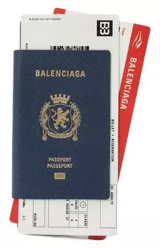 Кожаное портмоне Passport Balenciaga
