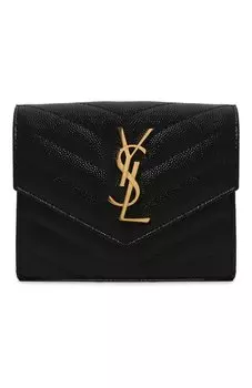 Кожаное портмоне Saint Laurent