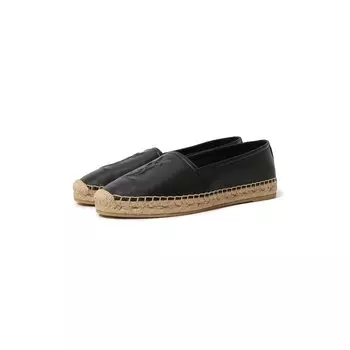 Кожаные эспадрильи Espadrille Saint Laurent