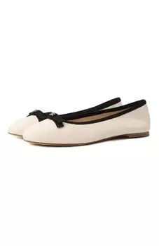 Кожаные балетки Casadei