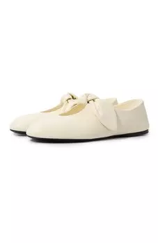 Кожаные балетки Co