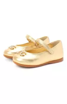 Кожаные балетки Dolce & Gabbana