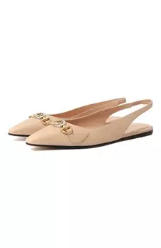 Кожаные балетки Gucci