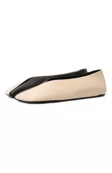 Кожаные балетки Jil Sander