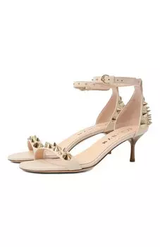 Кожаные босоножки AGL x ЦУМ AGL