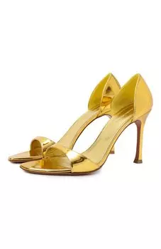 Кожаные босоножки Agnese 95 Amina Muaddi