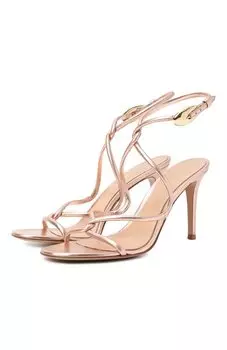 Кожаные босоножки Black Mamba 85 Gianvito Rossi