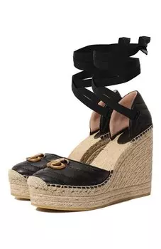 Кожаные босоножки Gucci