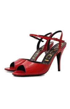 Кожаные босоножки Gucci